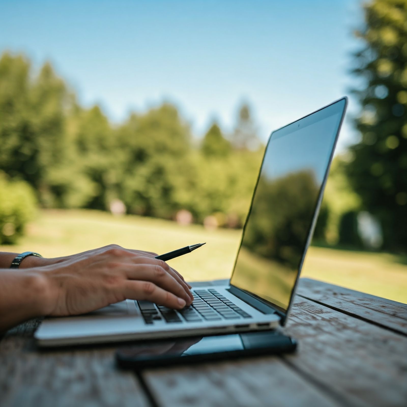 Remote worker applying for Portugal D8 digital nomad visa with laptop